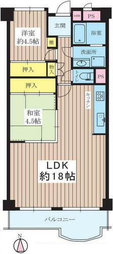 大阪府吹田市山田西４丁目 山田駅 2LDK マンション 賃貸物件詳細