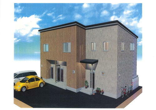 秋田県由利本荘市東梵天 2階建 