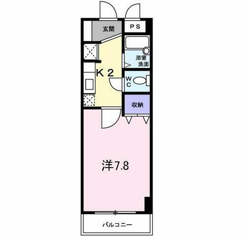福岡県福岡市東区原田１丁目 箱崎駅 1K マンション 賃貸物件詳細