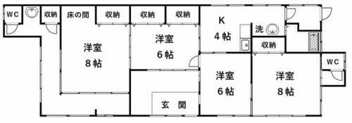 千葉県野田市野田 野田市駅 4DK 一戸建て 賃貸物件詳細