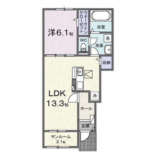 秋田県秋田市仁井田本町１丁目 秋田駅 1LDK アパート 賃貸物件詳細