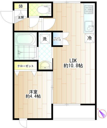 東京都武蔵野市中町１丁目 三鷹駅 1LDK マンション 賃貸物件詳細