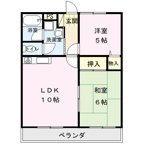 福島県白河市東釜子字曲り町 2LDK アパート 賃貸物件詳細