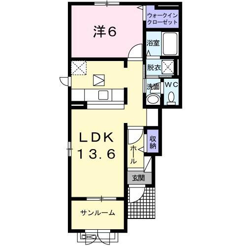 秋田県秋田市桜１丁目 秋田駅 1LDK アパート 賃貸物件詳細