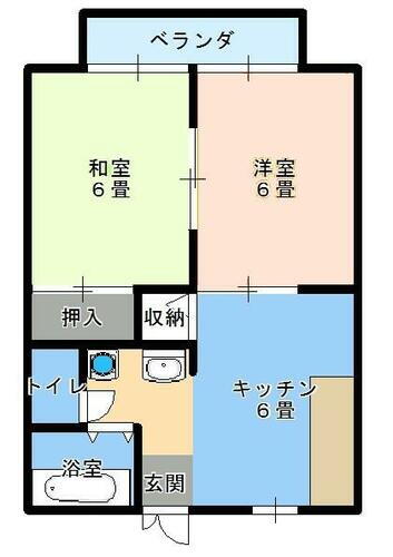 宮城県仙台市青葉区川平３丁目 北山駅 2DK アパート 賃貸物件詳細