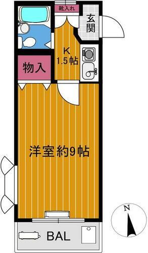 東京都府中市住吉町２丁目 中河原駅 1K アパート 賃貸物件詳細