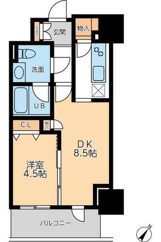 東京都渋谷区幡ヶ谷２丁目 幡ヶ谷駅 1DK マンション 賃貸物件詳細