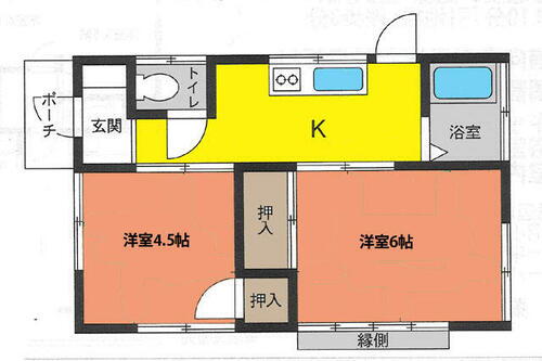神奈川県茅ヶ崎市菱沼２丁目 辻堂駅 2K 一戸建て 賃貸物件詳細