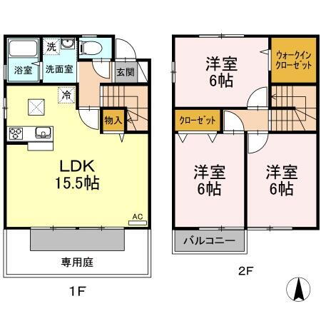 香川県丸亀市土器町東７丁目 宇多津駅 3LDK アパート 賃貸物件詳細