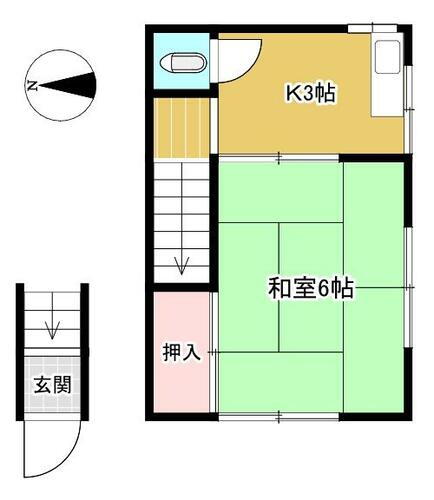 東京都江東区大島６丁目 大島駅 1K アパート 賃貸物件詳細