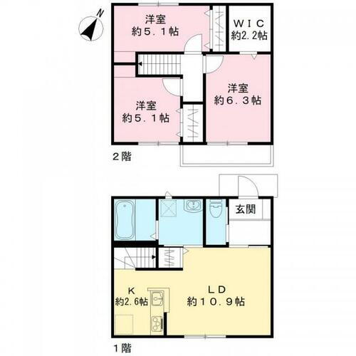 埼玉県さいたま市北区宮原町２丁目 宮原駅 3LDK 一戸建て 賃貸物件詳細