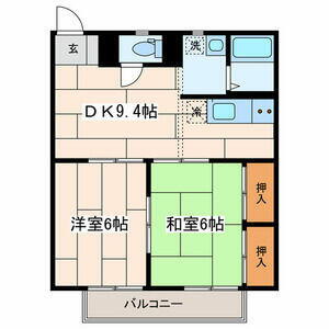 神奈川県相模原市緑区二本松４丁目 橋本駅 2DK アパート 賃貸物件詳細
