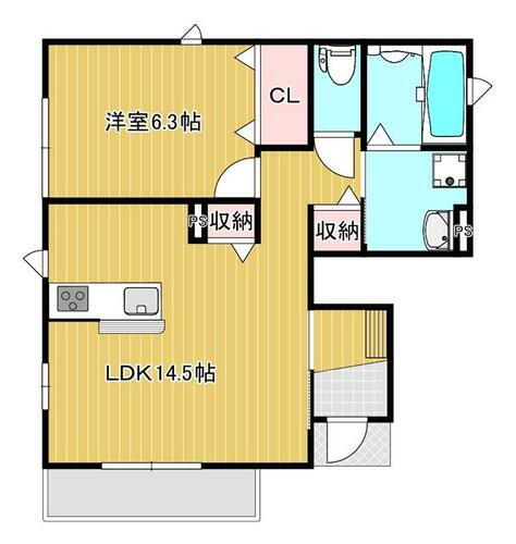 広島県広島市南区旭３丁目 県病院前駅 1LDK アパート 賃貸物件詳細