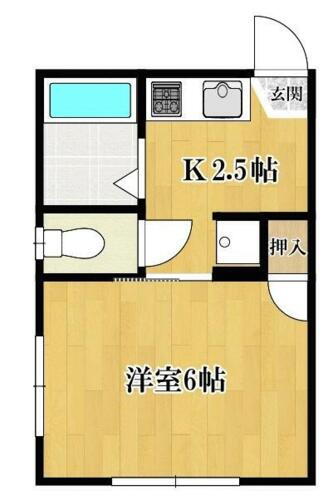宮城県仙台市青葉区北山１丁目 北仙台駅 1K アパート 賃貸物件詳細