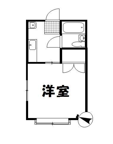 神奈川県川崎市多摩区東生田１丁目 向ヶ丘遊園駅 1K アパート 賃貸物件詳細