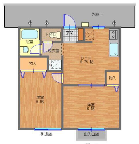 茨城県土浦市霞ケ岡町 土浦駅 2DK アパート 賃貸物件詳細