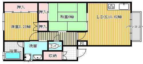 宮城県大崎市古川西館３丁目 塚目駅 2LDK アパート 賃貸物件詳細