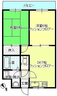 神奈川県横浜市鶴見区寺谷２丁目 鶴見駅 2DK マンション 賃貸物件詳細