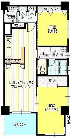神奈川県横浜市鶴見区寺谷２丁目 鶴見駅 2LDK マンション 賃貸物件詳細