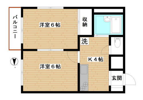 東京都板橋区熊野町 大山駅 2K マンション 賃貸物件詳細
