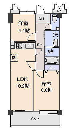 神奈川県横浜市金沢区富岡東４丁目 京急富岡駅 2LDK マンション 賃貸物件詳細