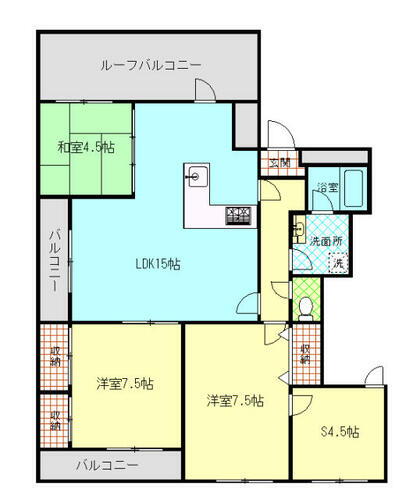 東京都杉並区桃井２丁目 荻窪駅 3SLDK マンション 賃貸物件詳細