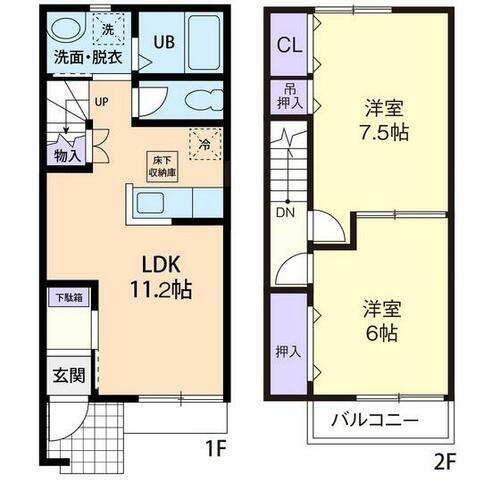 埼玉県深谷市武川 武川駅 2LDK アパート 賃貸物件詳細