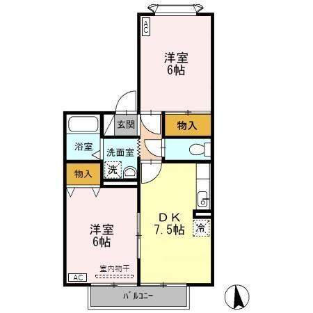 石川県金沢市直江町イ 三口駅 2DK アパート 賃貸物件詳細