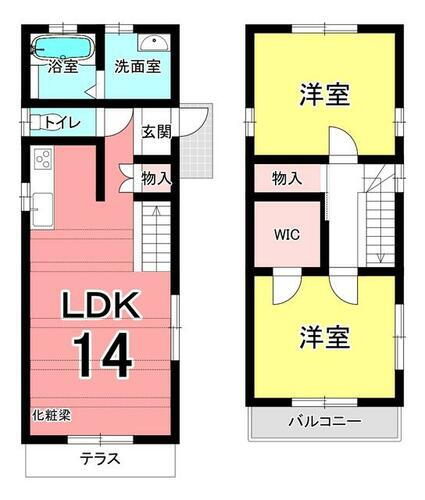 カーサ・ディ・カーキ 2LDK 賃貸物件詳細