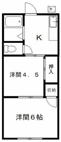 静岡県焼津市石津港町 2K アパート 賃貸物件詳細