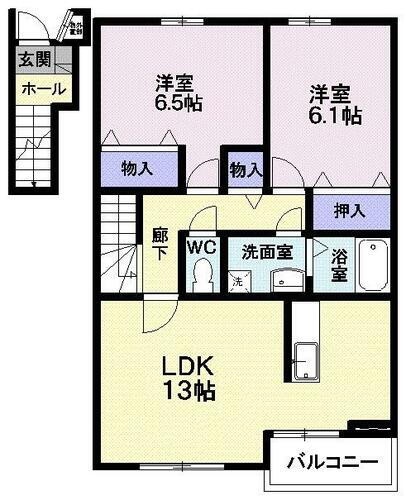 山形県長井市舟場 長井駅 2LDK アパート 賃貸物件詳細