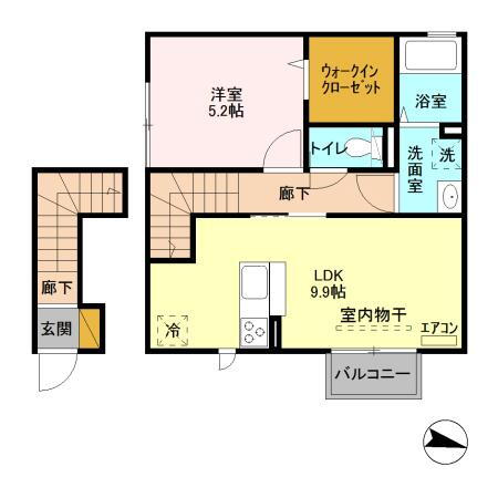 茨城県取手市宮和田 藤代駅 1LDK アパート 賃貸物件詳細