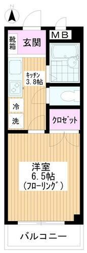 東京都板橋区若木１丁目 上板橋駅 1K マンション 賃貸物件詳細