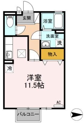 徳島県阿南市那賀川町上福井南川渕 阿波中島駅 ワンルーム アパート 賃貸物件詳細