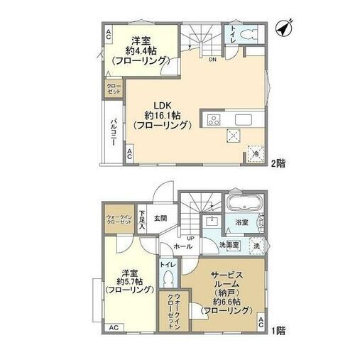 神奈川県横浜市港南区東永谷２丁目 上永谷駅 2SLDK 一戸建て 賃貸物件詳細