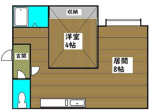 北海道札幌市北区北二十六条西２丁目 北２４条駅 1LDK アパート 賃貸物件詳細