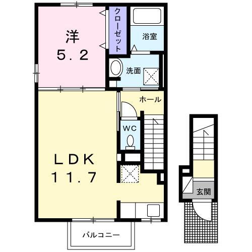 福島県田村市船引町東部台３丁目 船引駅 1LDK アパート 賃貸物件詳細