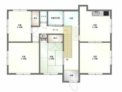 志賀貸家　一戸建て－物置付き