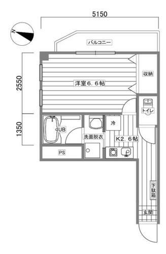 東京都大田区池上１丁目 池上駅 1K マンション 賃貸物件詳細