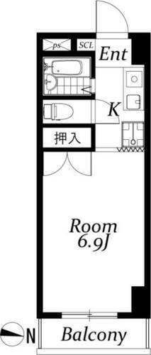 東京都江戸川区中葛西３丁目 葛西駅 1K マンション 賃貸物件詳細