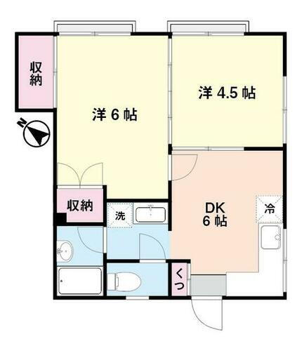 東京都中野区東中野３丁目 東中野駅 2DK アパート 賃貸物件詳細