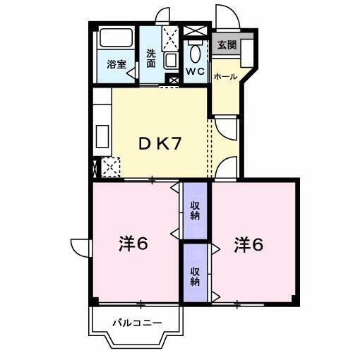 秋田県秋田市仁井田新田２丁目 秋田駅 2DK アパート 賃貸物件詳細