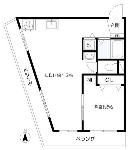 東京都府中市新町１丁目 府中駅 1LDK マンション 賃貸物件詳細