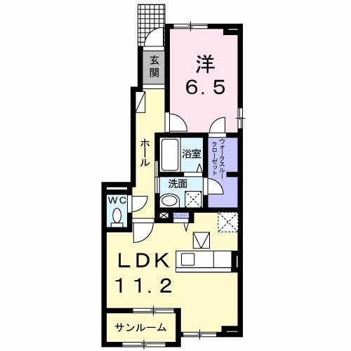 岩手県盛岡市高松３丁目 1LDK アパート 賃貸物件詳細