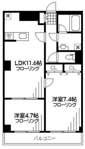 東京都杉並区高円寺南５丁目 中野駅 2LDK マンション 賃貸物件詳細