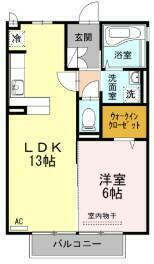 徳島県徳島市八万町内浜 文化の森駅 1LDK アパート 賃貸物件詳細