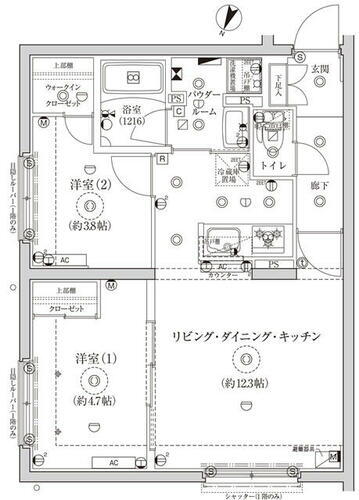 東京都豊島区目白４丁目 目白駅 2LDK マンション 賃貸物件詳細