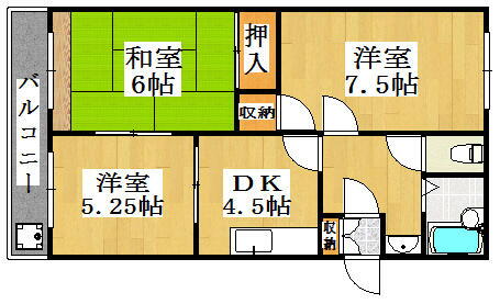 兵庫県神戸市西区水谷３丁目 西明石駅 3DK マンション 賃貸物件詳細