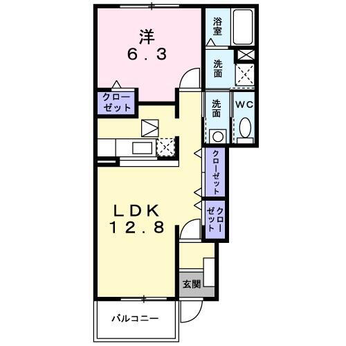 埼玉県久喜市西大輪１丁目 東鷲宮駅 1LDK アパート 賃貸物件詳細
