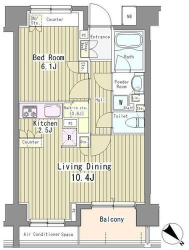 東京都中央区佃２丁目 月島駅 1LDK マンション 賃貸物件詳細
